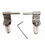 Gala Aris Standard Close Fixed Toilet Seat Hinge Set 5383500