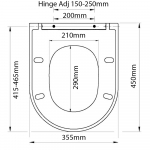 Creavit Duck Thin Soft Close Quick Release Toilet Seat & Cover White KC0903.02.0000E
