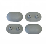 Twyford Avalon Toilet Seat Buffer Set Grey CH.506319