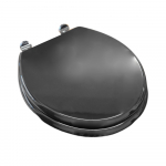 Burlington Wood Soft Close Toilet Seat & Cover Gloss Black S40