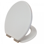 Heritage Bathrooms Soft Close Quick Release Toilet Seat & Cover Dove Grey With Brushed Nickel Hinges TSDGR103SC