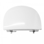 Pressalit T Soft With Soft Close Top Fixing Toilet Seat & Cover White 742000-D02999
