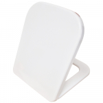 Eastbrook Bijou Square Soft Close Toilet Seat & Cover White 26.0070