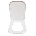 Eastbrook Bijou Square Soft Close Toilet Seat & Cover White 26.0070