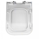 BagnoDesign Smooth Soft Close Toilet Seat & Cover White BDS-SMO-701020-A-WH