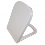 BagnoDesign M-Line Soft Close Toilet Seat & Cover White Gloss BDS-MLI-701224-A-WH