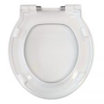 BagnoDesign Kudos Round Soft Close Toilet Seat & Cover White Alternative BDS-ROU-701524-A-WH
