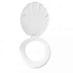 Celmac Neptune Shell Standard Close Toilet Seat & Cover With Plastic Hinge Bottom Fixing Pergamon SNE11PG