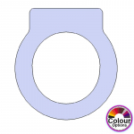TC Bathrooms Metro Standard Close Replacement Toilet Seat & Cover Lacquered Wood CH-BAT-MET