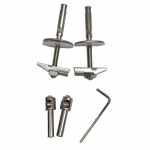 Ideal Standard Jasper Morrison Toilet Seat Hinge Set Chrome EV221AA