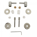 Gala Jazz Standard Close Fixed Toilet Seat Hinge Set 5420500