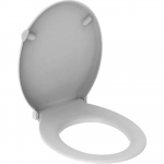 Geberit Selnova Round Comfort Bottom Fix Toilet Seat and Cover White 500.133.00.1