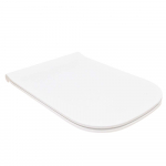 Galassia MEG11 Pro Slimline Soft Close Toilet Seat White Gloss 5478