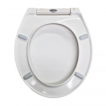 Hatria Le Fiabe Thin Soft Close Toilet Seat & Cover White 01YXWW01