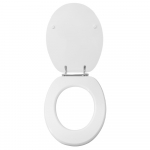 EuroShowers AntiBac MDF Standard Close Toilet Seat & Cover White 82995
