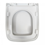 Kartell K-VIT Trim Soft Close Toilet Seat & Cover White Gloss POT472TR