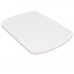 Geberit Selnova Square Top Fix Toilet Seat and Cover White 500.338.01.1