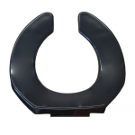 Carrara & Matta 16SS Universal S Toilet Seat Only Black 108039047