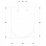 Gala Elia Standard Close Toilet Seat & Cover White 5137001