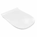 Bauhaus Wild Thin Line Soft Close Toilet Seat & Cover White WI6105W