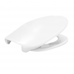 Celmac VIP Standard Close Toilet Seat and Cover with Bottom Fix Stainless Steel Hinge White 20120355