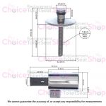 GSI Panorama/Traccia Soft Close Hinge With Expa Fixing Kit 04020700