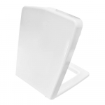 Bauhaus Linea Soft Close Toilet Seat  & Cover White LN6105W