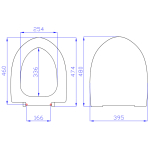 Frontline Reserva Soft Close Toilet Seat & Cover White RKRESSCS
