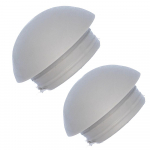 Villeroy & Boch Sentique Toilet Seat and Cover Buffer Set Grey 92208200