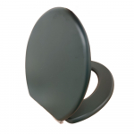 Heritage Bathrooms Soft Close Quick Release Toilet Seat & Cover Classic Green With Chrome Hinges TSCLG101SC