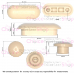 Ideal Standard Washpoint Toilet Seat & Cover Buffer Set White R643801