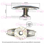 Laufen Expansion Hinge Fitting EV26867