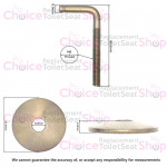 Villeroy & Boch Subway 2.0 Toilet Seat Hinge Set 98M90161