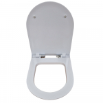 BagnoDesign Toko Soft Close Slim Seat and Cover BDS-TOK-330S-C-WH