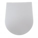 BagnoDesign Toko Soft Close Slim Seat and Cover BDS-TOK-330S-C-WH