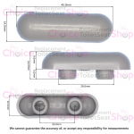 Celmac Melody Replacement Toilet Seat Buffer (Single) - BF19