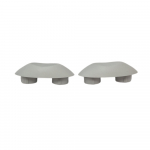 Villeroy & Boch Arriba Toilet Seat and Cover Buffer Set Grey 92209200