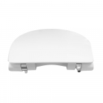 Pressalit Calmo Soft Close Top Fixing Toilet Seat & Cover White 556000-D02999