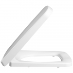 Premier Bliss Square Soft Close Toilet Seat & Cover White NCH196