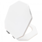 Imperial Bathrooms Astoria Original Soft Close Toilet Seat & Cover White With Chrome Hinges XA50000110NSB