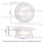 Gala Emma Slim Toilet Seat & Cover Buffer Set 5533400