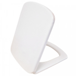 Geberit Selnova Square Top Fix Toilet Seat and Cover White 500.338.01.1
