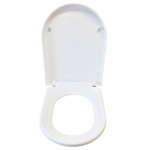 Kartell K-VIT Soft Close Quick Release Wrapover D Toilet Seat And Cover White SEA101D