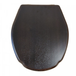 Doulton Bathrooms Florette Standard Close Toilet Seat & Cover Mahogany With Chrome Hinges FL7821MA