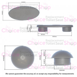 Britton Bathrooms Toilet Seat & Cover Buffer Set SP1481