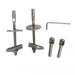 Ideal Standard Tesi/Ravenna Toilet Seat Hinge Set (Post Dec 2008) Chrome EV360AA