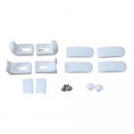 Villeroy & Boch O.Novo Vita Toilet Seat & Cover Buffer Set White 92188000