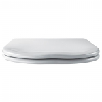 Pressalit Scandinavia Plus Soft Close With Lift-Off Bottom Fixing Toilet Seat & Cover White 758000-D05999