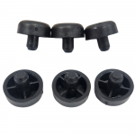 Silverdale Toilet Seat & Cover Buffer Set Black CH.506426