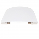 AXA DP Slim Soft Close Quick Release Toilet Seat & Cover Gloss White AF8401
